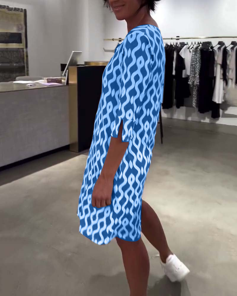 Clara | Elegant Mønster Kjole