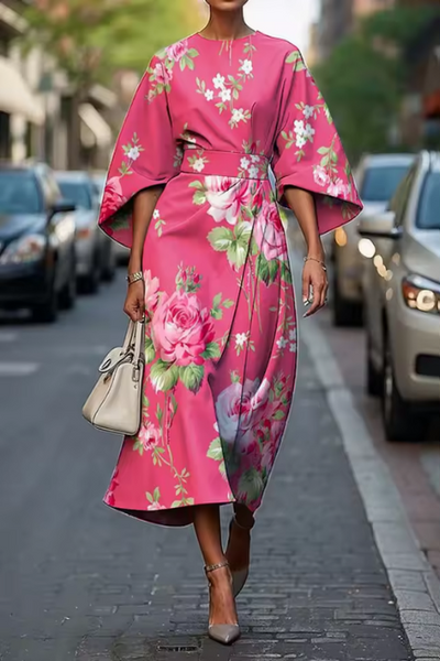 MICHELLE - MAXI BLOMSTERKJOLE