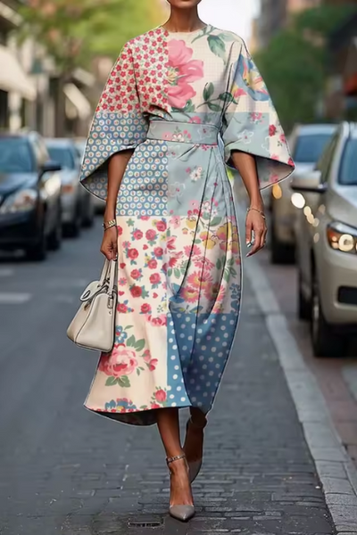 MICHELLE - MAXI BLOMSTERKJOLE