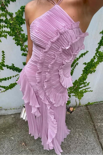 Annelies | Charmerende Ruffle Kjole