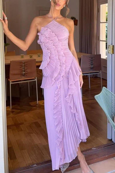 Annelies | Charmerende Ruffle Kjole